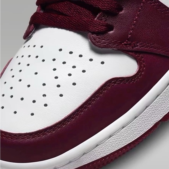 Air Jordan 1 High G Men’s size 14 Golf shoes. White/Bordeaux/Metallic Silver - Picture 6 of 8